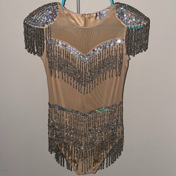 Glamorous Fringe Sequin Performance Costume - Picture 1 of 4
